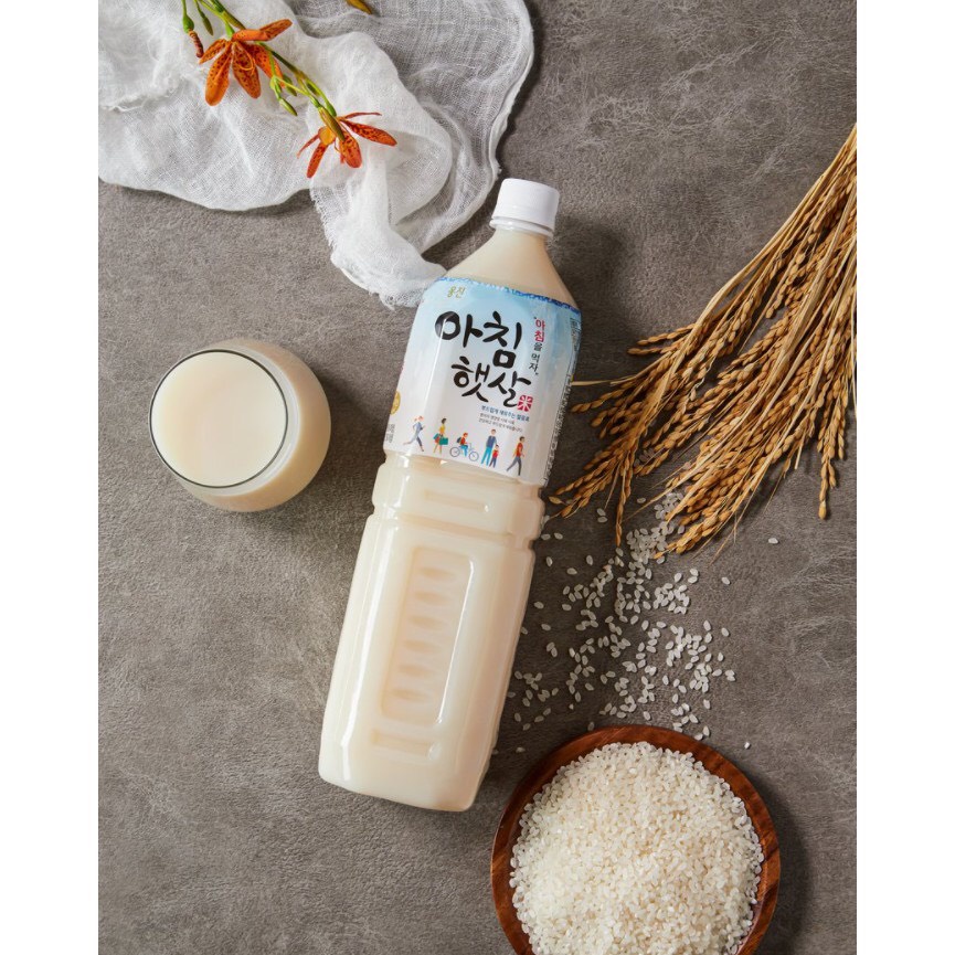 Nước Gạo Buổi Sáng Woongjin Hàn Quốc 1,5L - 웅진)아침햇살