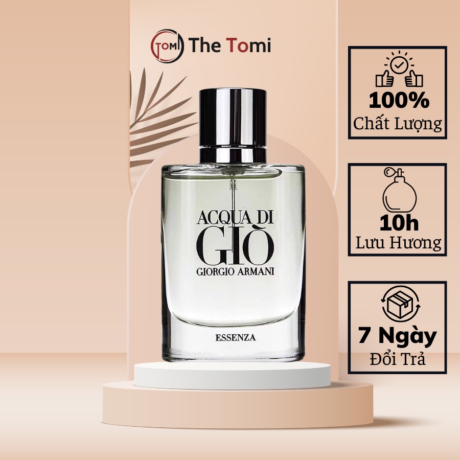 Nước Hoa Nam Gio Chính Hãng Size mini, Hương thơm nam tính mạnh mẽ