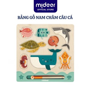 Đồ chơi câu cá nam châm bằng gỗ Mideer Fishing Board cho bé