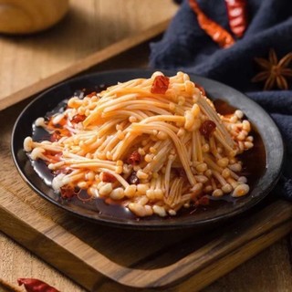 Nấm kim châm sốt cay
