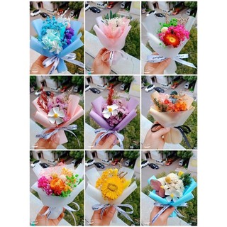 Bó hoa khô mini trang trí chụp hình dercor quà trang siêu xinh 🥰💕🥰💕🥰💕