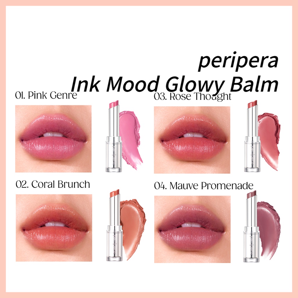 Peripera Ink Mood Glowy Balm 3g #4 Colors