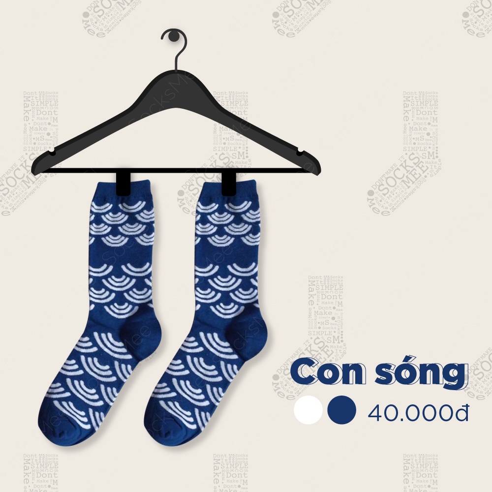 TẤT VỚ CON SÓNG - PATTERN SOCKS