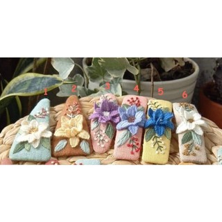 Kẹp Tóc Thêu Hoa Handmade