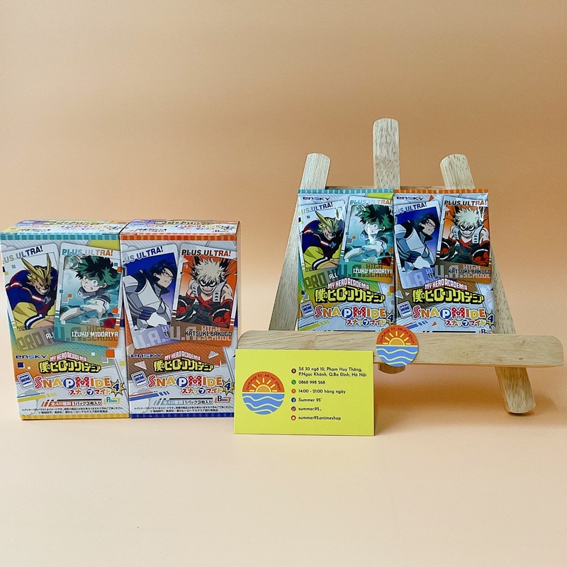 Pack snapmide random thẻ nhân phẩm My Hero Academia/MHA/Học Viện Anh Hùng vol.4