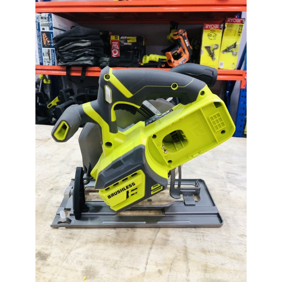 Thân máy cưa ryobi 18v không chổi than 184mm r18cs7-0 - TRÊN 90% - BH 3 THÁNG