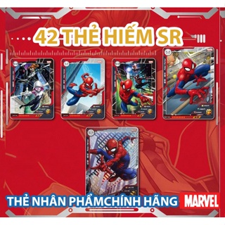 Chính hãng thẻ bài sưu tập spider man maximum venom người nhện đa vũ trụ - ảnh sản phẩm 8