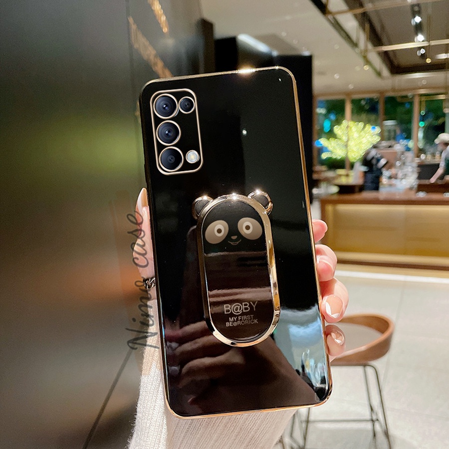 Ốp điện thoại OPPO RENO5 - ỐP LƯNG CHỐNG SỐC CÓ GIÁ ĐỠ HÌNH GẤU DỄ THƯƠNG, DỰNG MÁY TIỆN LỢI KHI XEM PHIM, CHỤP ẢNH