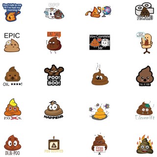 Ngẫu Nhiên 10 / 60 Miếng Hoạt Hình Dễ Thương Chống Thấm Nước Nhà Deco Dán Helmat Xe Đạp Laptop Decal Dán
