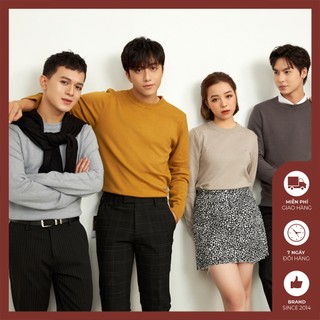 Áo len tăm nam cổ tròn Độc menswear, 6 màu basic dễ phối đồ phong cách Hàn Quốc- AL370