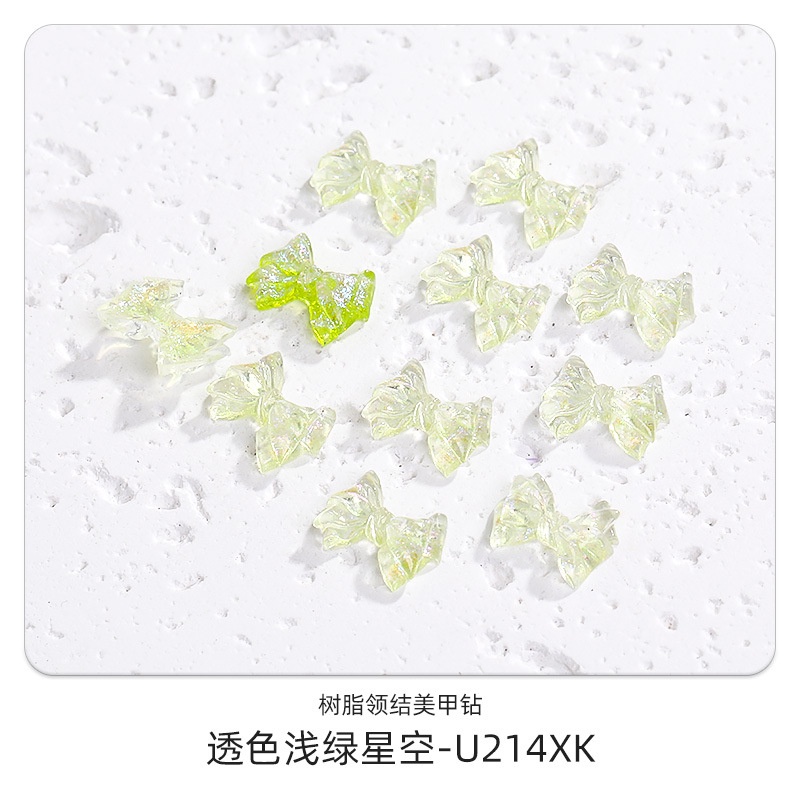 Phụ Kiện Trang Trí Móng Tay Trong Suốt Hình Bướm Màu Sắc Nổi Bật Thời Trang