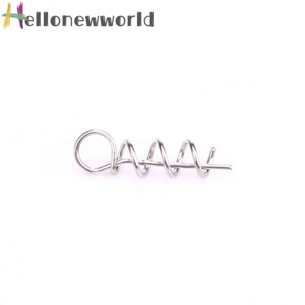 Set 100 Móc Lò Xo Mềm Gắn Mồi Câu Cá Chuyên Dụng