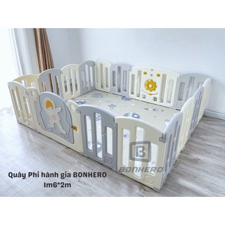 Quây trơn phi hành gia BONHERO, quây nhựa cho bé kèm đồ chơi