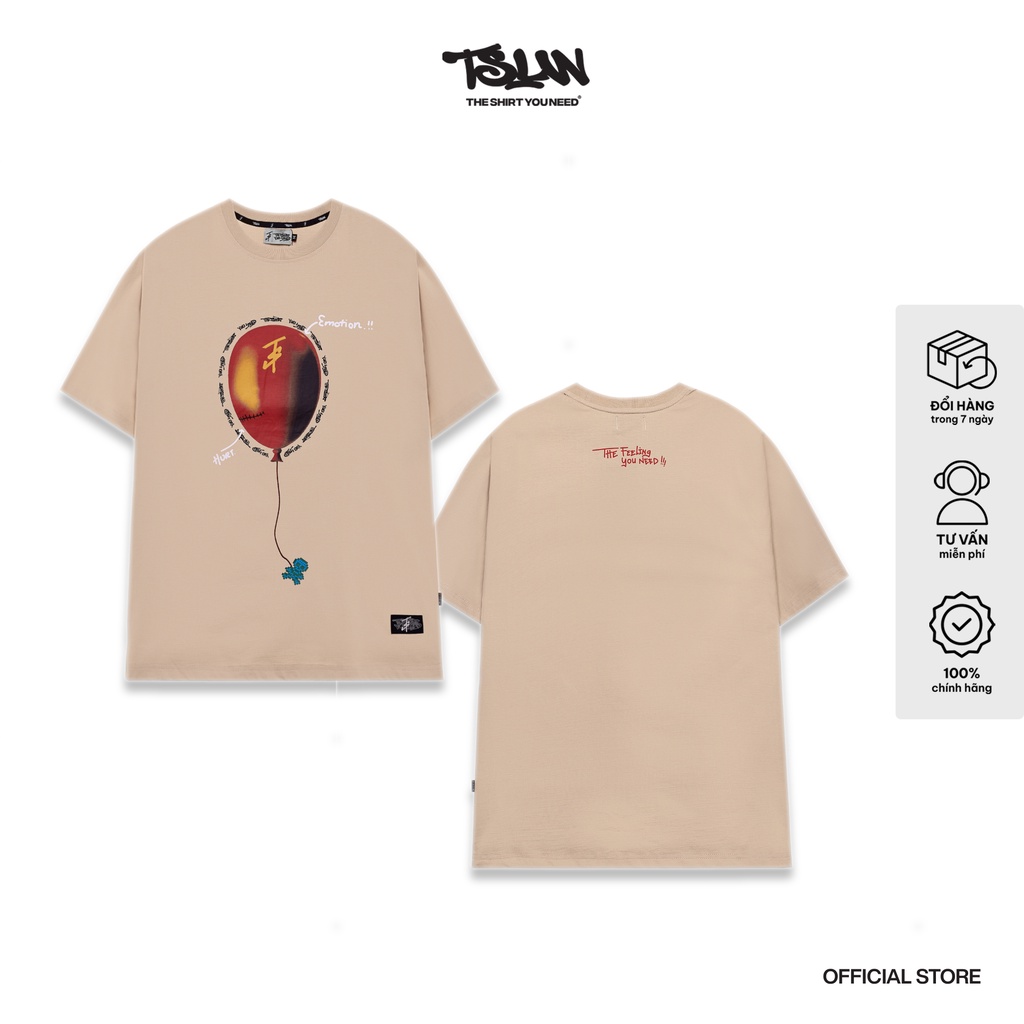 Áo thun TSUN Balloon Tee - Tan - Unisex