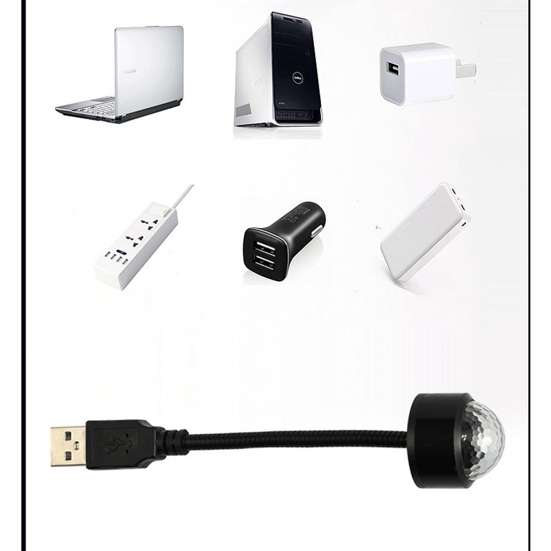 Đèn Chiếu Sao Lãng Mạn Cổng USB Có Thể Điều Chỉnh Trang Trí Xe Hơi