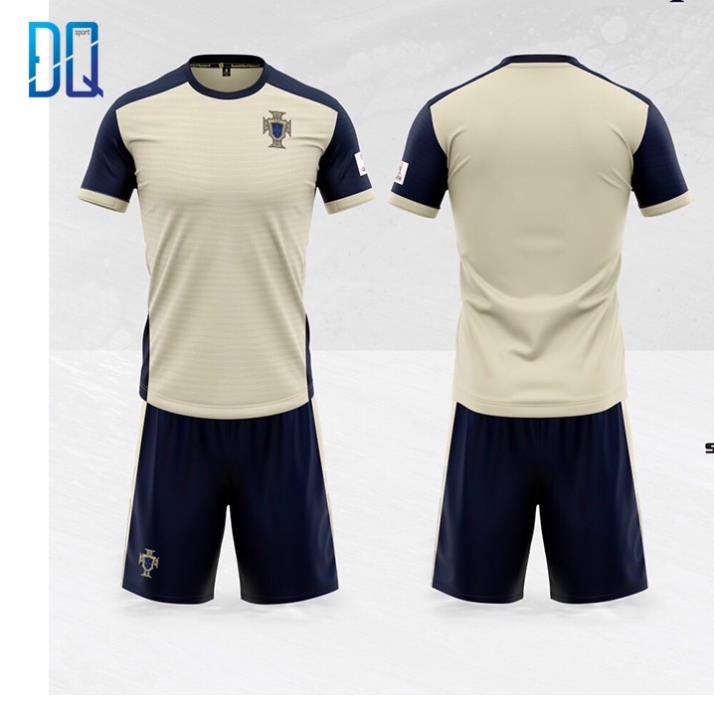 Quần áo đá bóng đội tuyển Bồ Đào Nha 2022 thun lạnh cao cấp *
