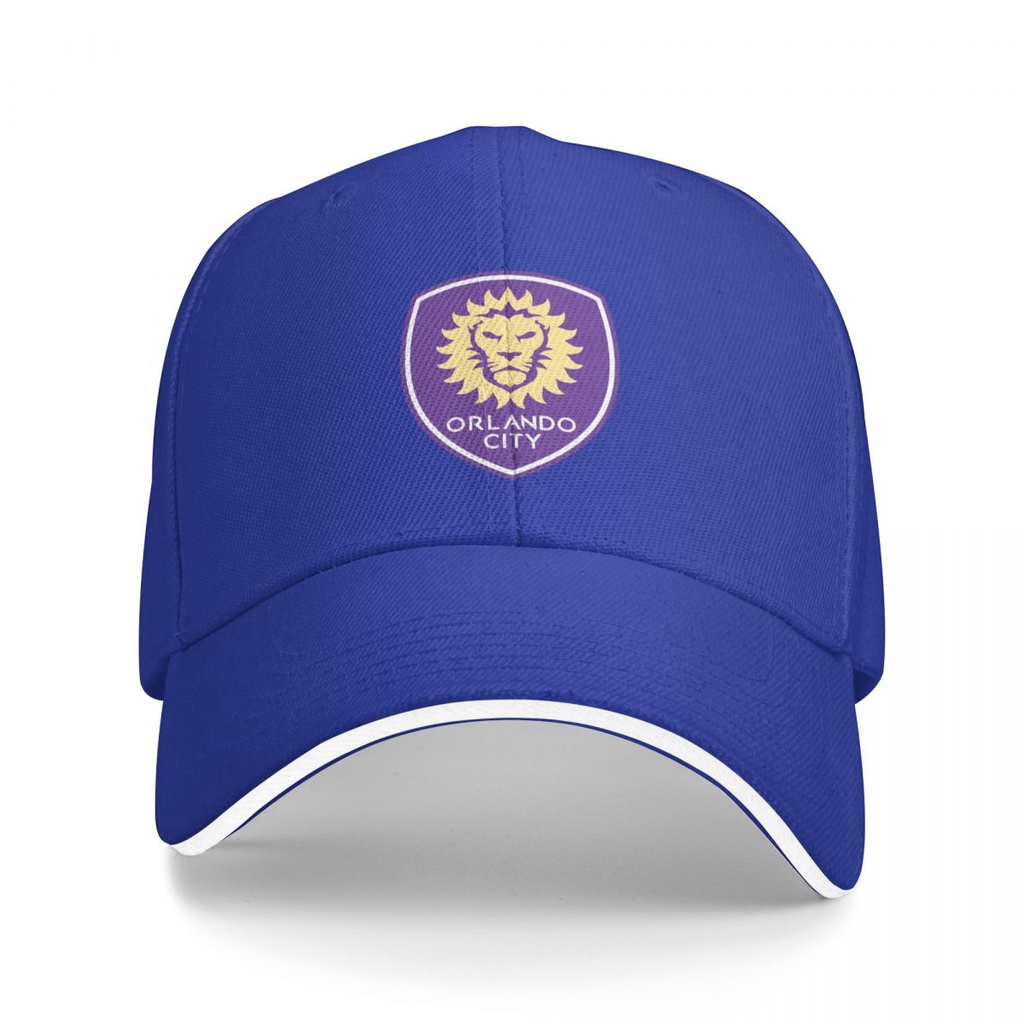 Có sẵn Orlando City SC Logo Mũ Bóng Chày Nam Nữ Thời Trang Mũ Polyester Unisex Snapback Thể Thao Ngo