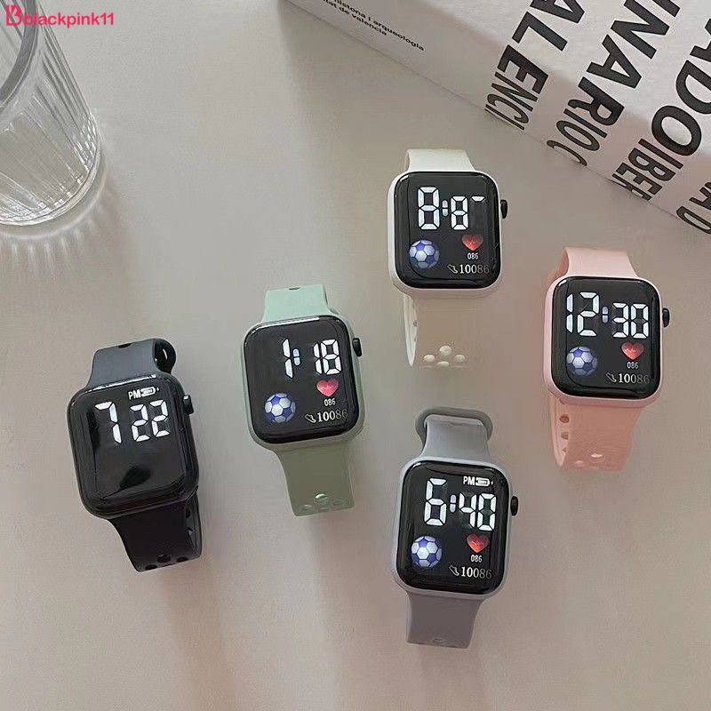 Đèn Led Điện Tử Chống Nước Ngoài Trời Thể Thao Học Sinh Đồng Hồ Điện Tử Thời Trang Nam Nữ Đồng Hồ Unisex Đồng Hồ Blackpink11