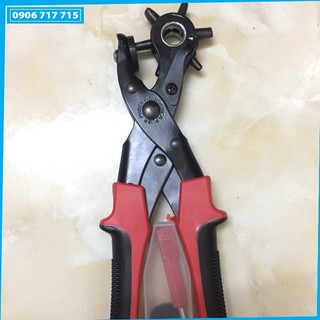 Kìm bấm lỗ dây da 3 đầu tròn 3 đầu dẹt chất lượng cao