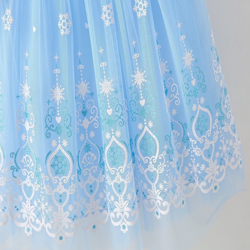 Đầm voal công chúa Elsa.