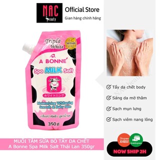 Muối Tắm Sữa Bò Tẩy Tế Bào Chết A Bonne Spa Milk Salt Thái Lan 350gr