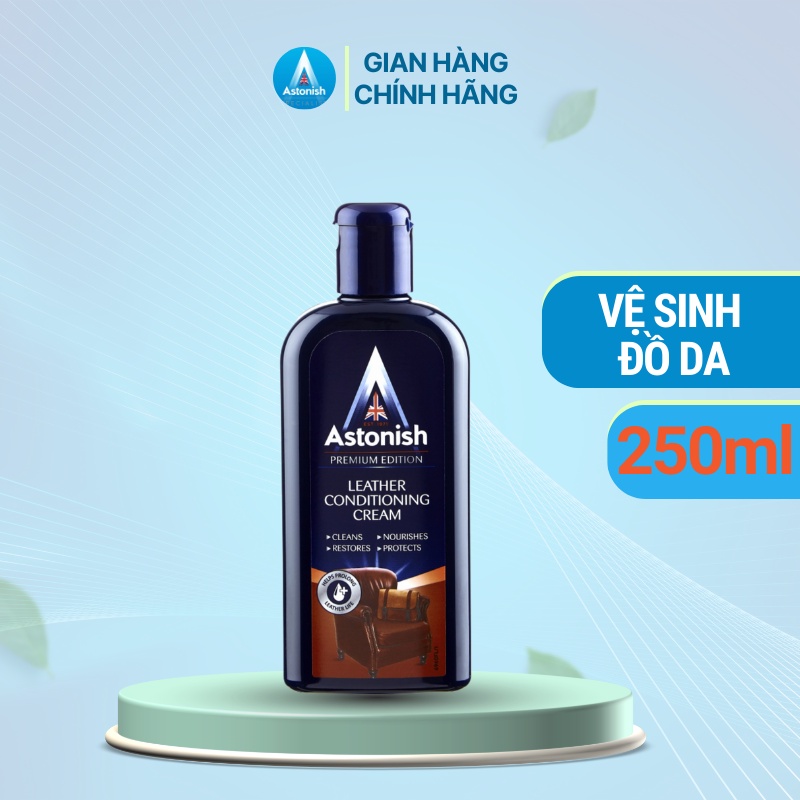 Tẩy mốc và vết bẩn đồ da cao cấp vết bẩn ghế da áo khoác da túi xách da dày dép ASTONISH C6960