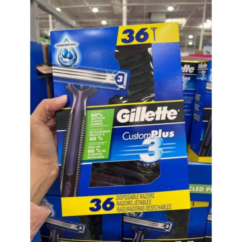 Dao cạo râu Gillette - Custom Plus 36 cây