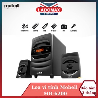 Loa vi tính mobell mb-6200 công suất 30w, mặt loa màn hình điện tử, điều khiển từ xa