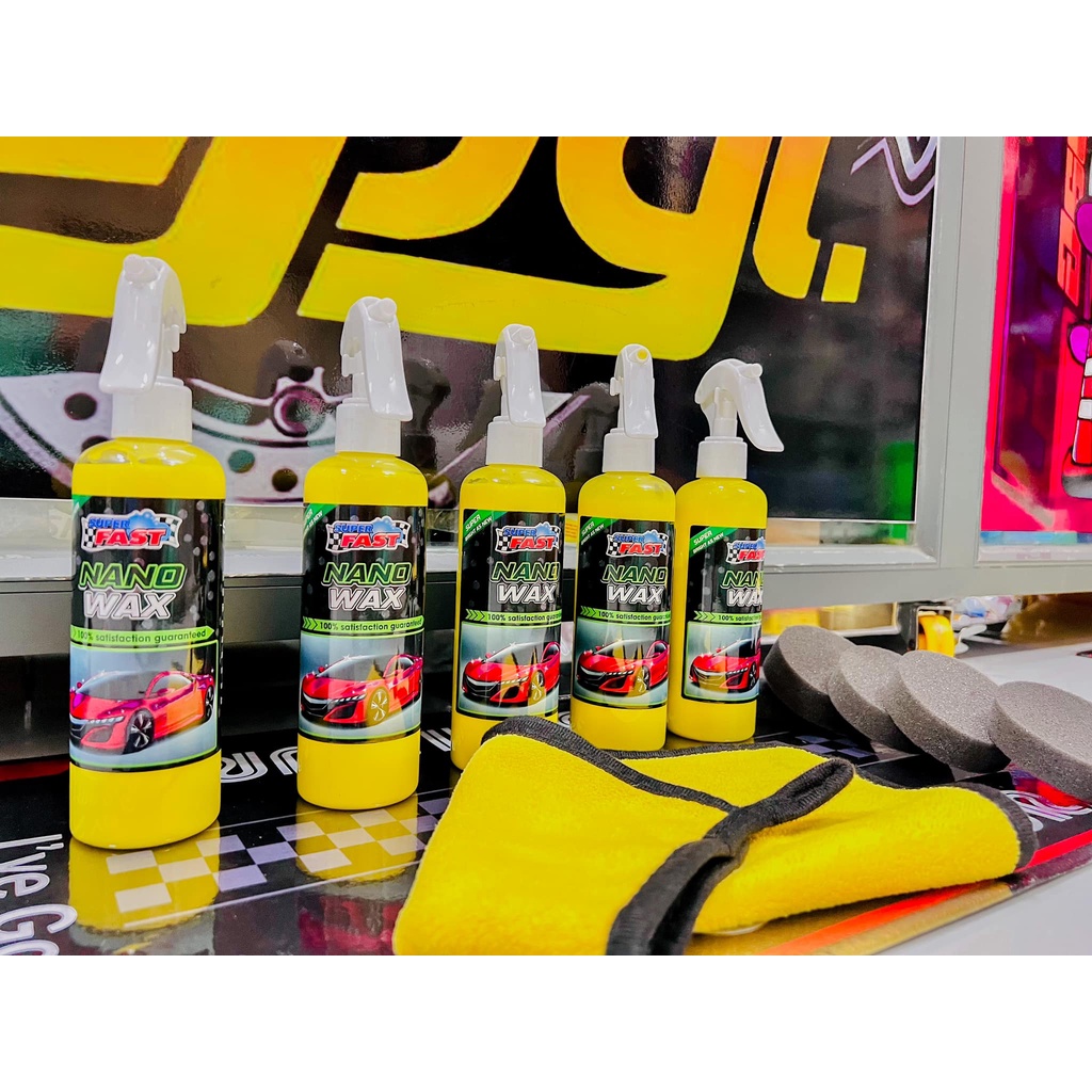 [ Tặng Mút và khăn ] Dung dịch phủ dưỡng bóng dàn áo supper fast nano wax 🇹🇭✌