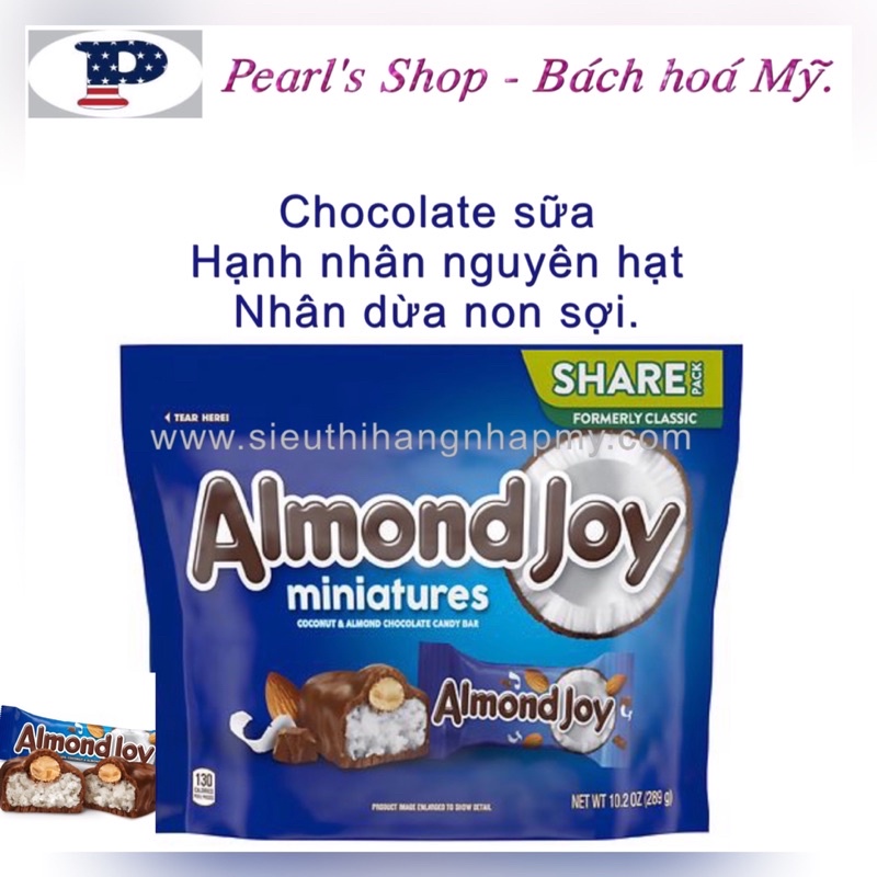 Socola dừa hạnh nhân Almond Joy