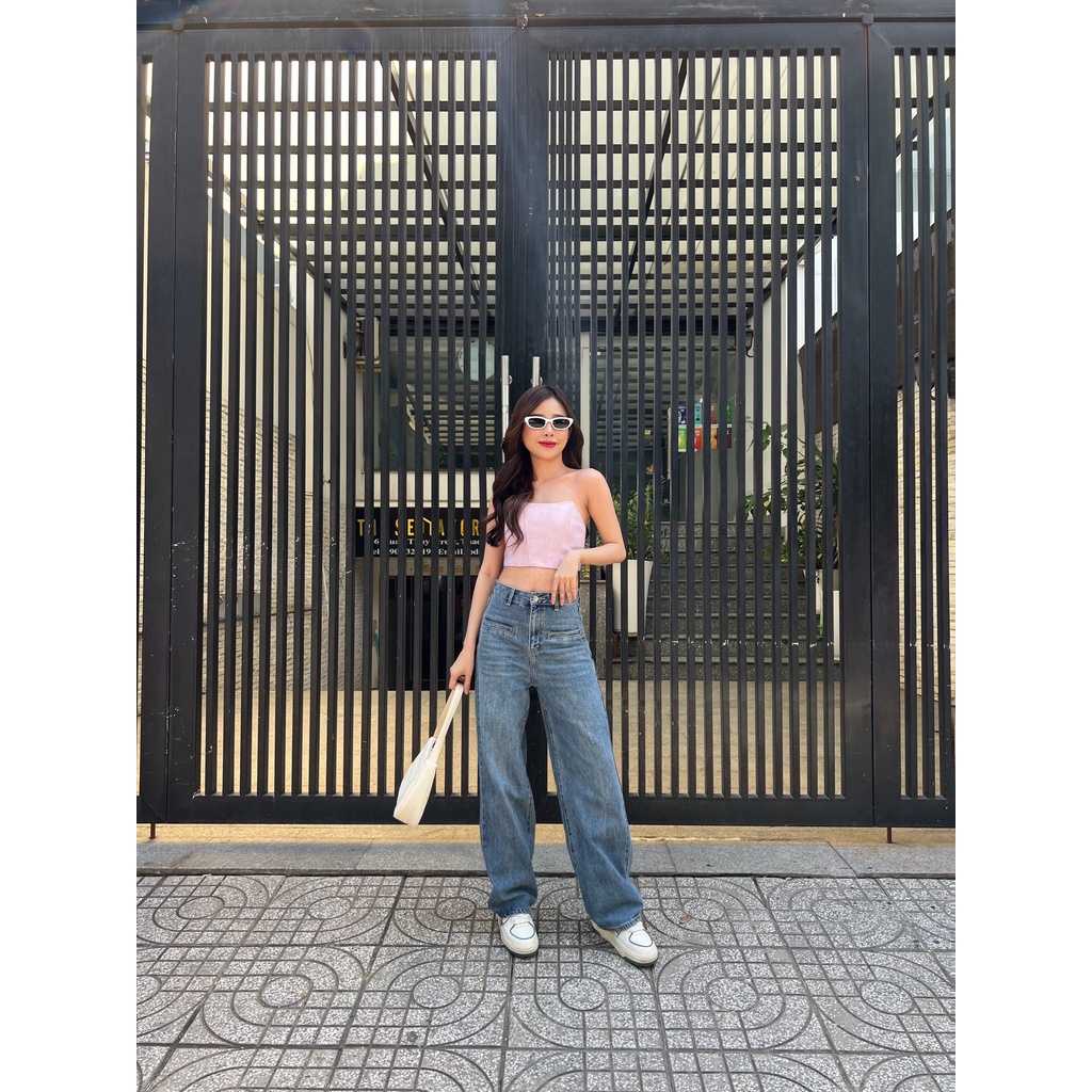 Quần jeans ống rộng HILARY JEANS