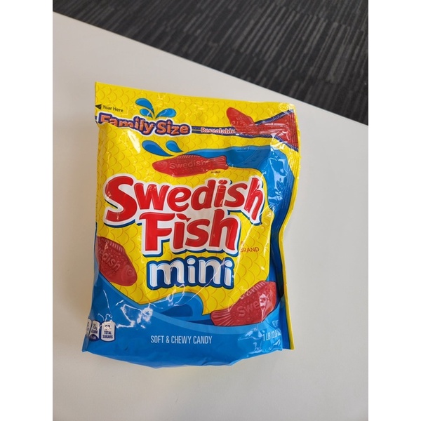Kẹo Dẻo Trái Cây Hình Cá Swedish Fish bịch 816g