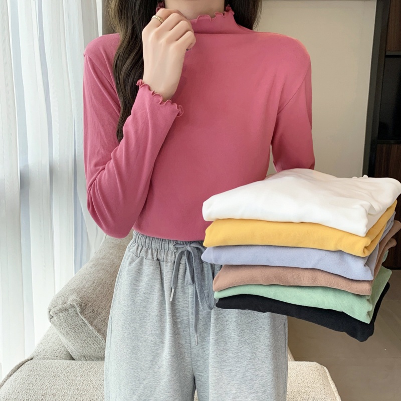 NRVP Áo Thun Nữ Dài Tay Phong Cách Hàn Quốc Mới 2023