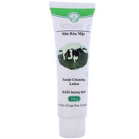 Sữa rửa mặt Thorakao trắng da tinh chất sữa bò 120ml