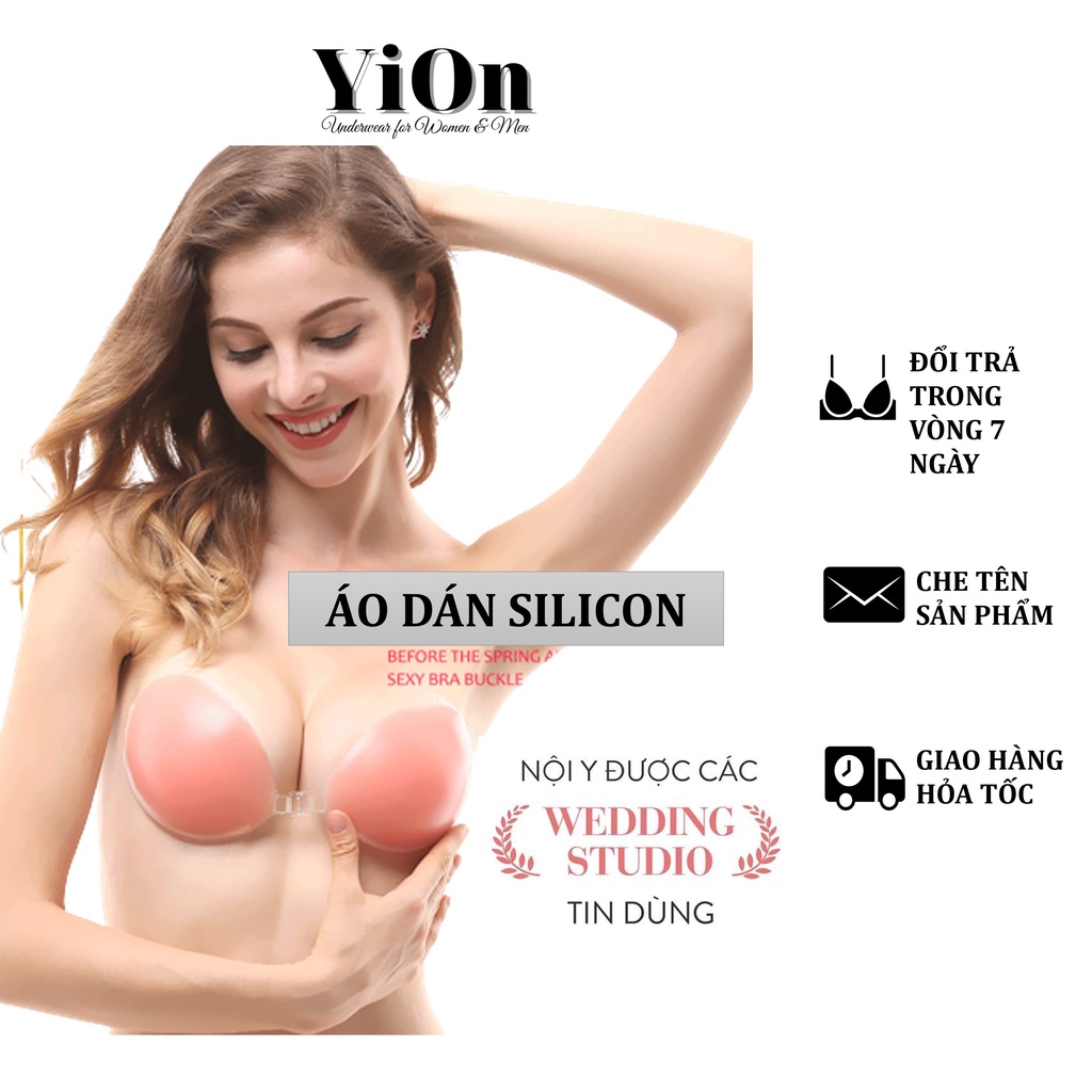 Áo Dán Ngực Silicon Cài Trước Siêu Dính Yion Underwear AD01