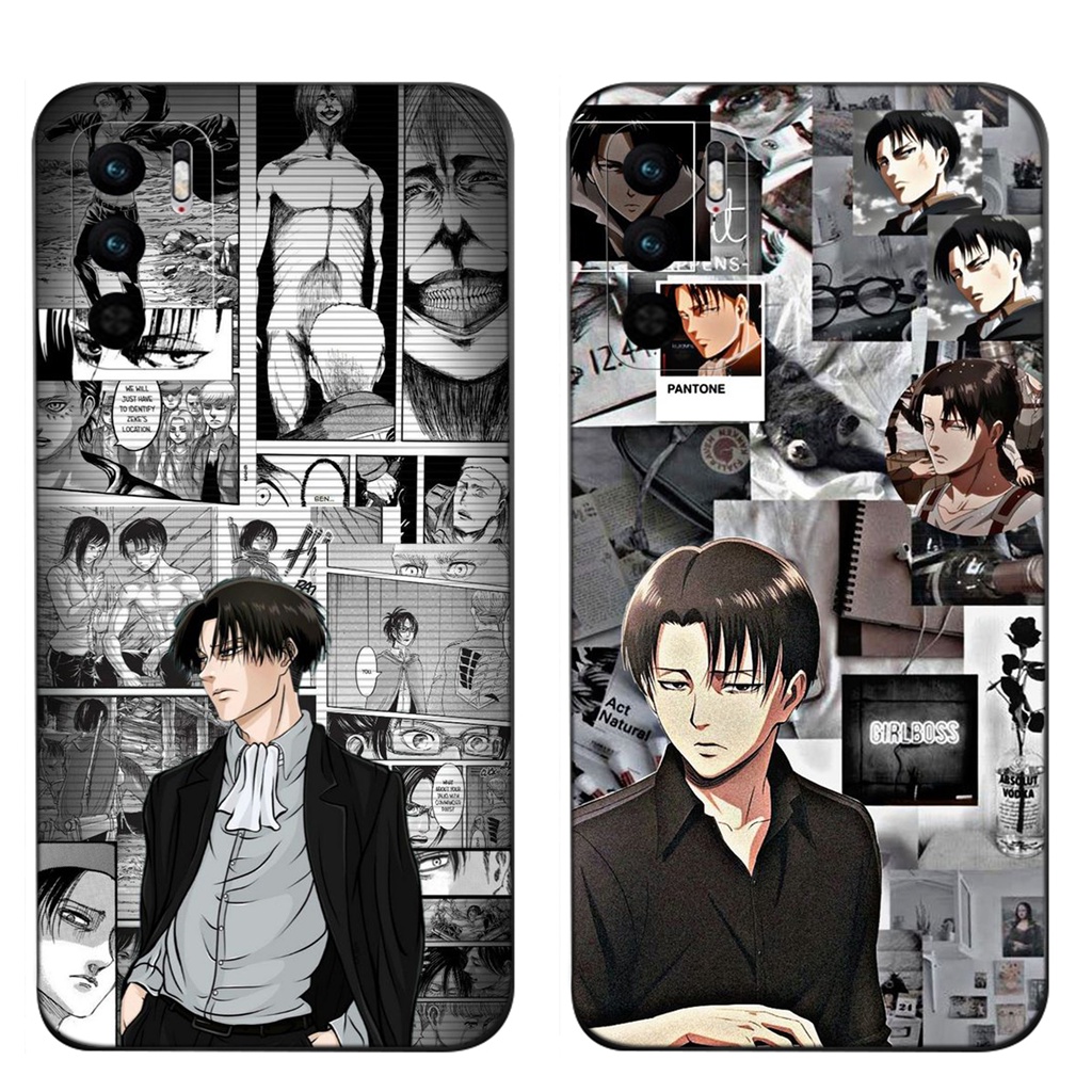 Ốp Điện Thoại Silicon Mềm Hình Levi Ackermann Attack On Titan Cho Realme Narzo 30 30A 20 Pro C21 C25 C21Y C25Y XT X2 X Lite EDC66