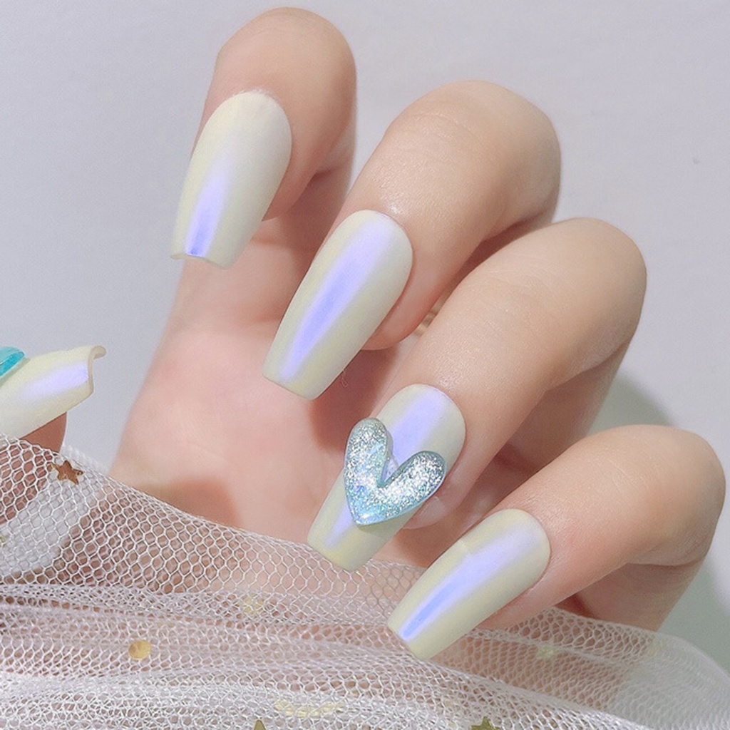 Bộ 30 Đá Mắt Mèo Đáy Phẳng Trang Trí Móng Tay