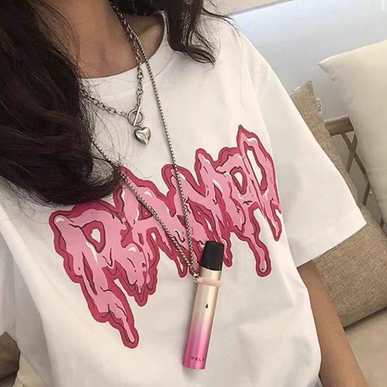 COMBO 8 khẩu trang vải poli dùng cho Áo thun tay lỡ RAMBO Unisex nam nữ - Phông Oversize form rộng màu TRẮNG