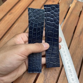 Phôi Dây Đồng Hồ Cá Sấu EU, Phụ Kiện Đồ Da Handmade, Phụ Kiện Đồng
