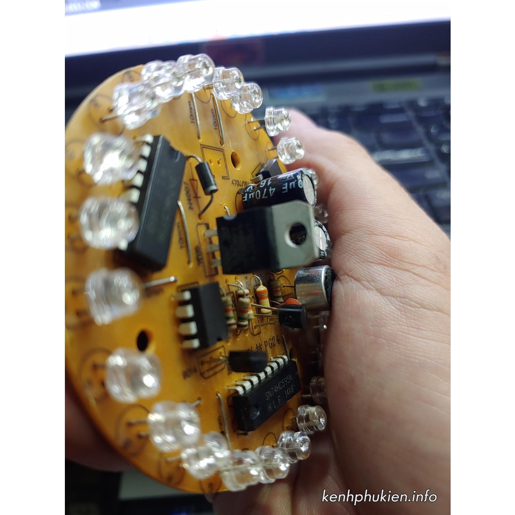 Mạch led đèn chớp nhiều màu theo nhạc