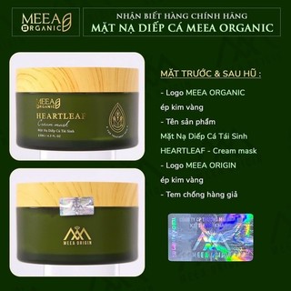 (mẫu mới 2 tem) _Mặt nạ diếp cá MEEA ORIGIN chính hãng