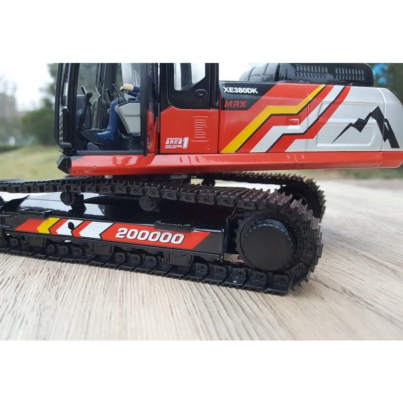 Mô hình xe xúc bánh xích XCMG XE380DK hợp Kim 1:30