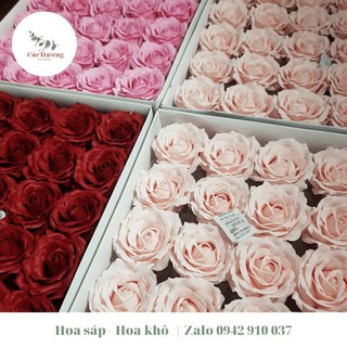 Hoa hồng sáp 7 LỚP CÁNH TIM [HÀNG TRUNG LOẠI 1]