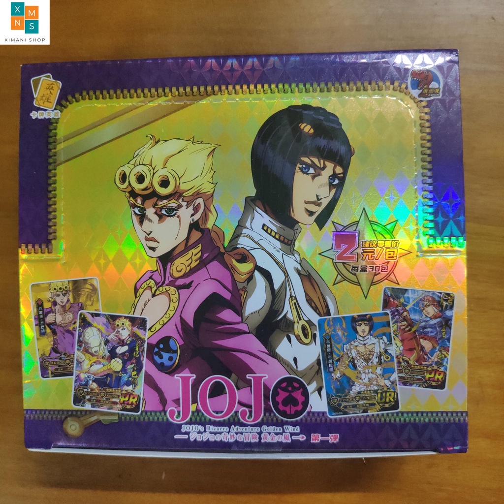 Set 5 Ảnh Thẻ Nhân Phẩm JoJo's Bizarre Adventure Pack Card In Hình Nhân Vật Anime - Cuộc Phiêu Lưu Bí Ẩn