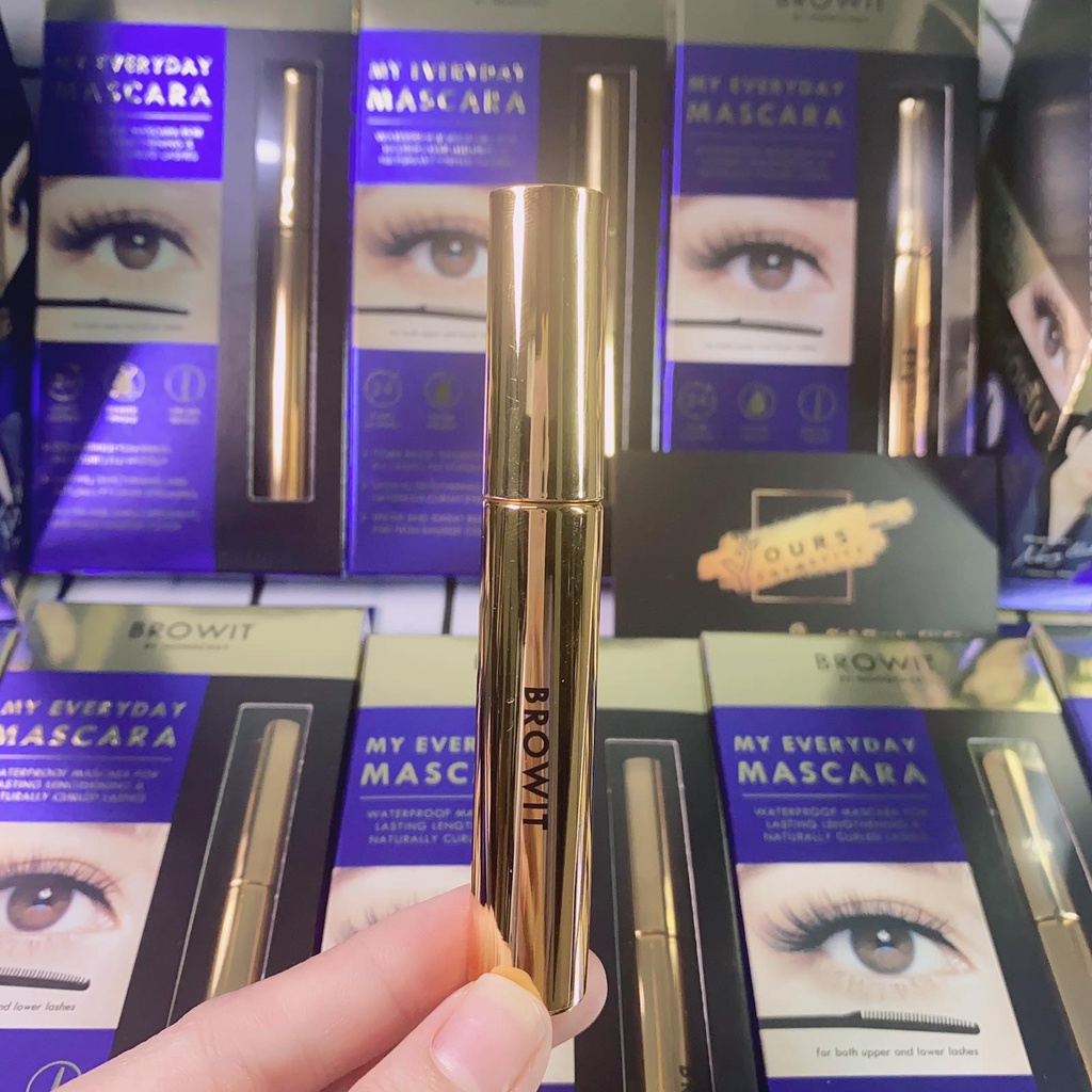 Mascara NongChat Browit Làm Dày va Dài Mi - Chuốt Mi Làm Dày và Dài Mi NongChat Browkit - Nongchat Mascara