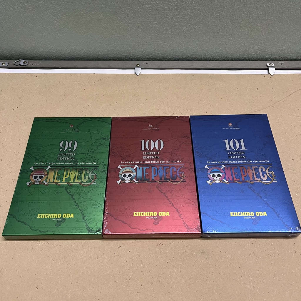 One Piece 99,100,101 Limited Combo 3 Cuốn Nguyên Seal