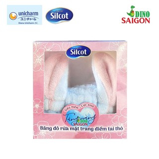 [Gift] - Băng đô rửa mặt tai thỏ Unicharm