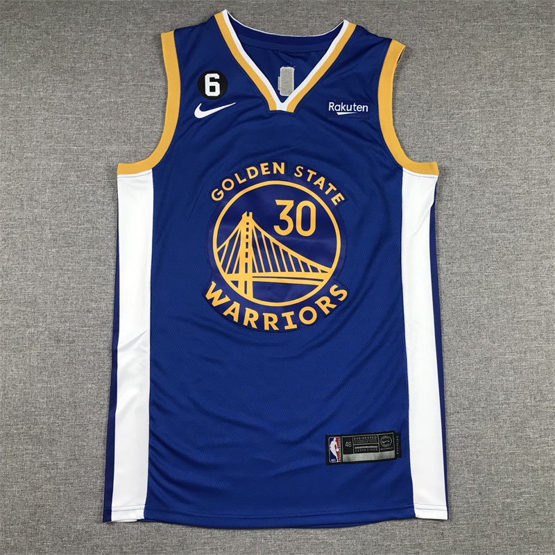 CURRY #30 NBA 2023 Golden State Warriors Bộ Đồ Thể Thao Bóng Rổ Thêu Họa Tiết Thời Trang
