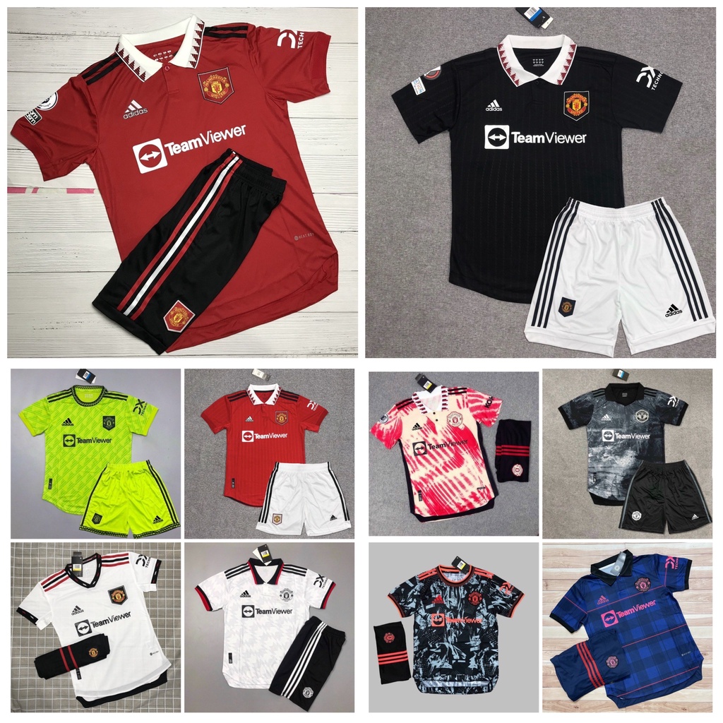 Áo Bóng Đá MU ĐỎ MỚI  2022  , Áo Đá Banh Hàng Thái Đẹp