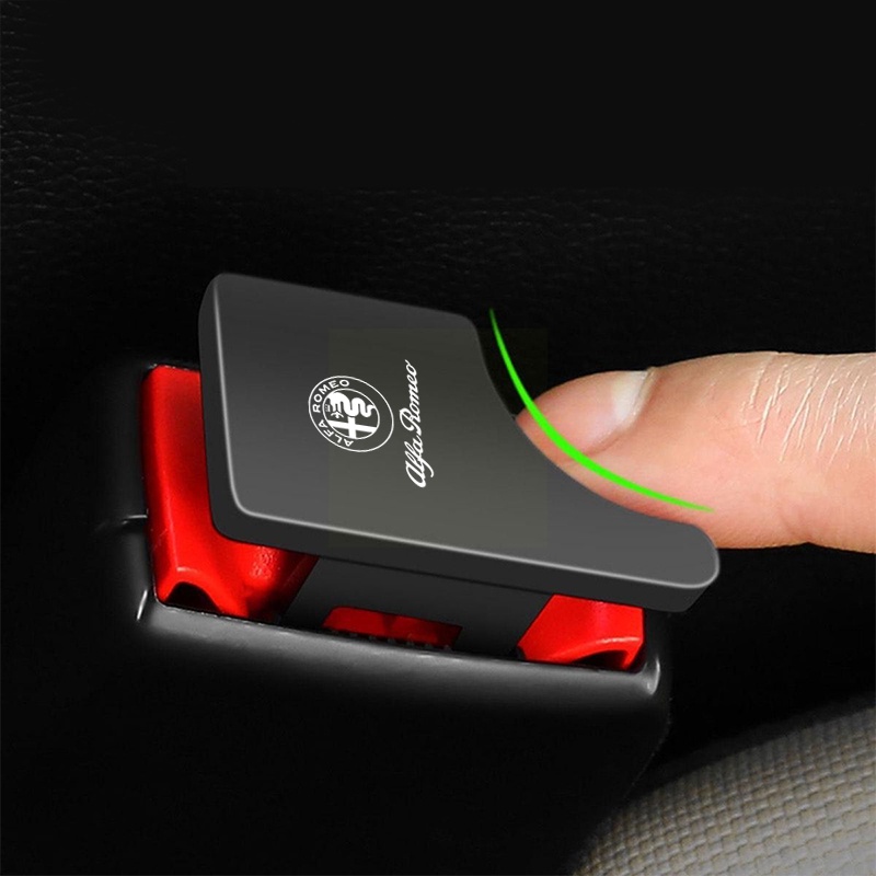 1 Khóa Dây An Toàn Bằng Kim Loại Màu Bạc Chất Lượng Cao Cho Alfa Romeo 159 147 156 giulietta 147 159 mito